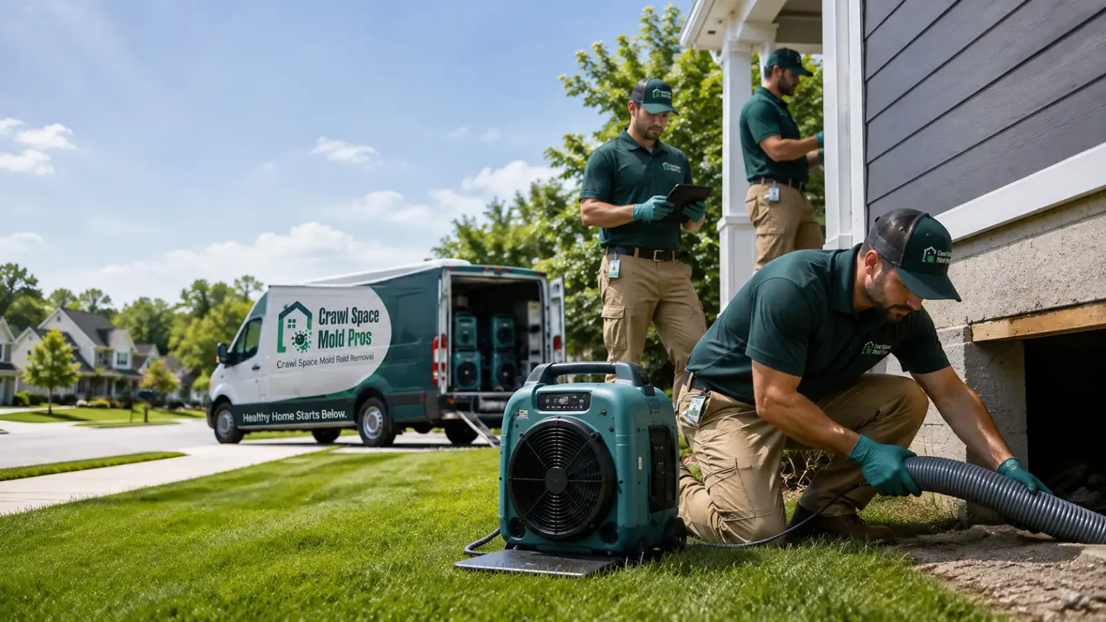 Crawl Space Mold Removal in West Ossipee, NH